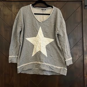 Mono B M/L grey sweatshirt with star